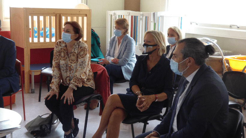 Sophie Cluzel en visite au SAPPH de VYV3 Ile-de-France