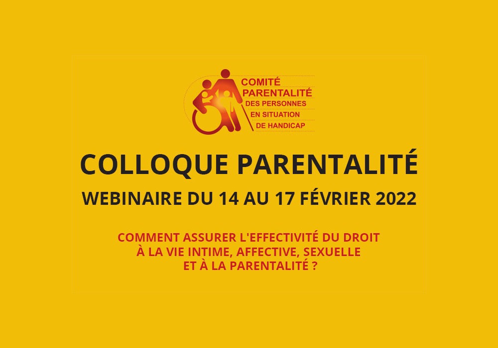 Webinaire : un Colloque parentalité organisé du 14 au 17 février 2022