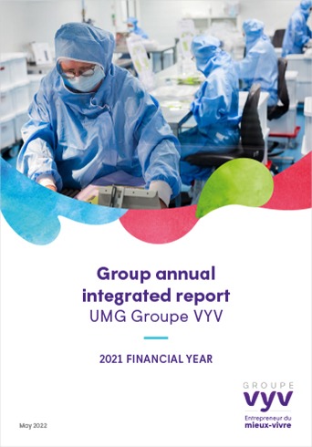 Group annual integrated report UMG Groupe VYV 2021