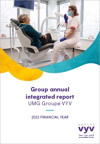 Group annual  integrated report UMG Groupe VYV 2022