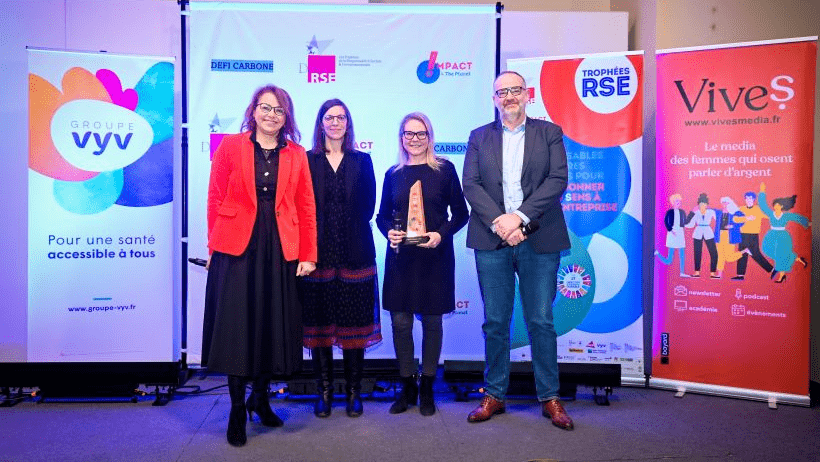 Défis RSE. Remise du Trophée Santé par Alain Le Garrec