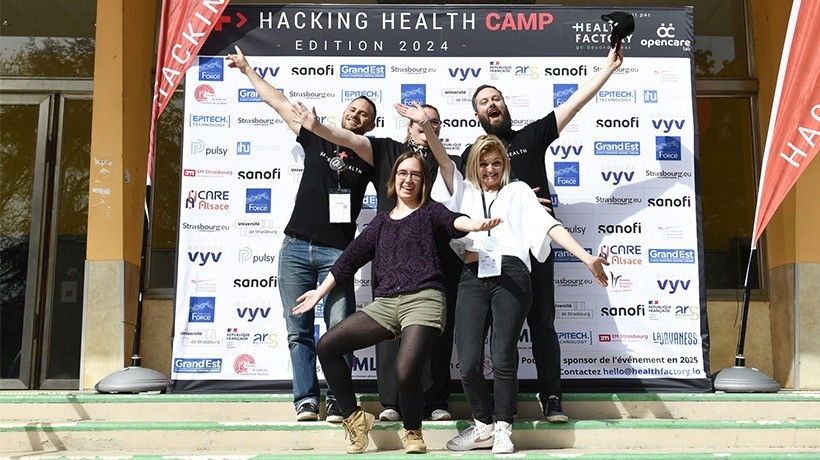 VYV3 doublement primé au Hacking Health Camp 2024